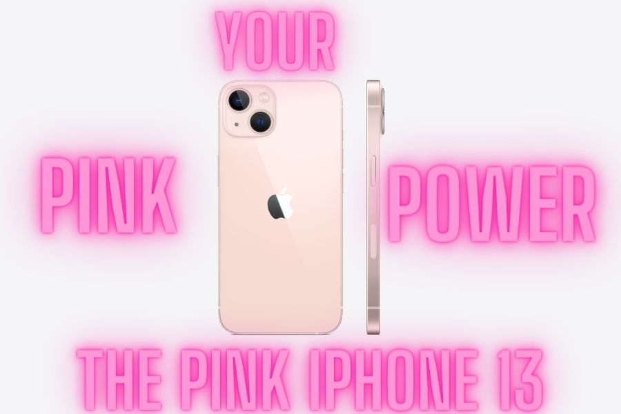 pink iphone 13